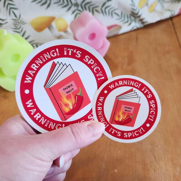 Spicy Books Faerie Fantasy Vinyl Sticker Fae Bookish Dragon Romantasy Romance - Picture 2 of 4